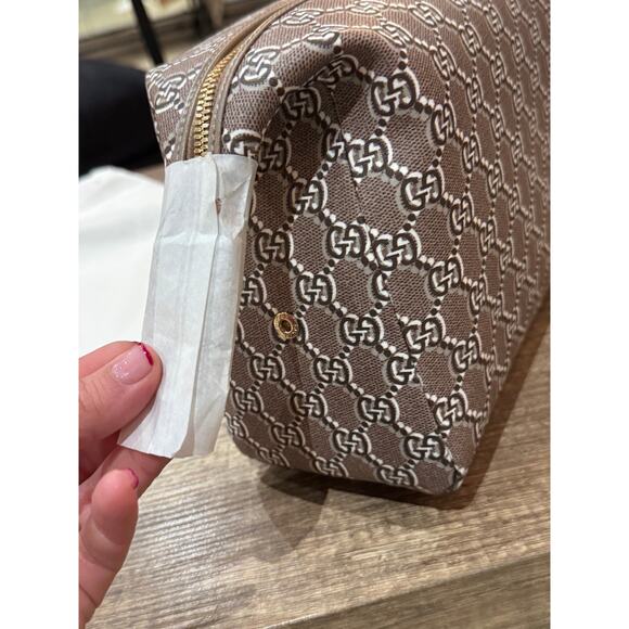 Gucci Taupe GG Canvas Pouch Bag – Brand New with Tags & Dust Bag - Picture 6 of 8